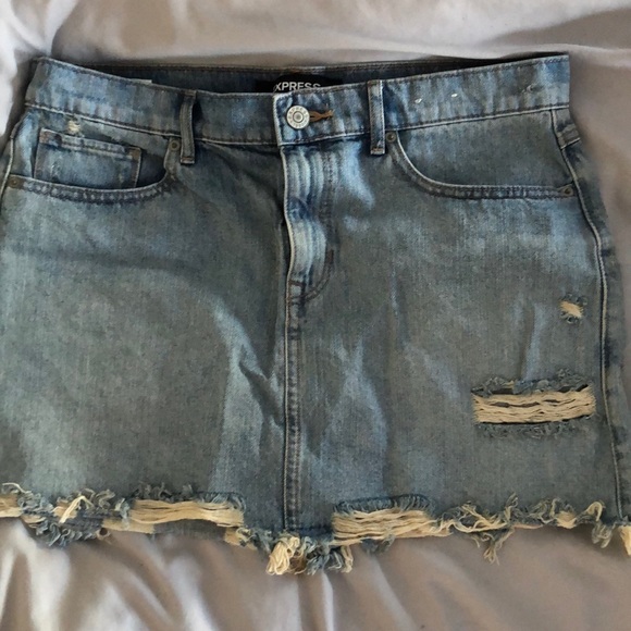 Express Dresses & Skirts - Express denim skirt